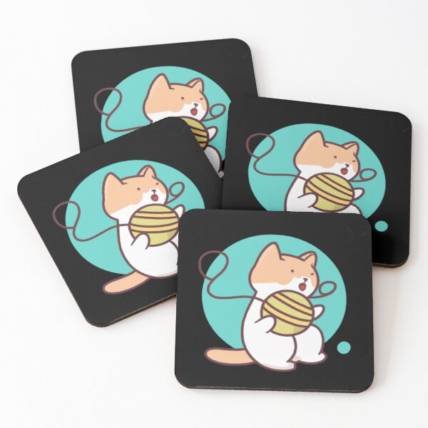 Item preview, Cat Playing With A Ball Of String designed and sold by The Glasses Girl.