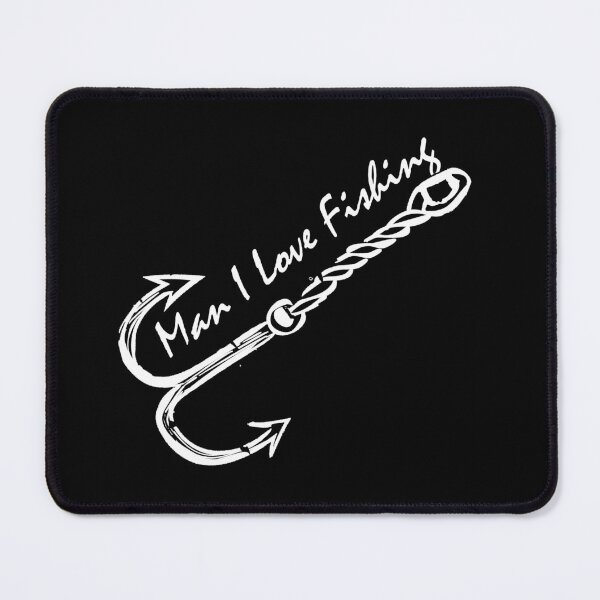 Item preview, MILF, Man I love fishing, with anchor in white designed and sold by Manoroma.
