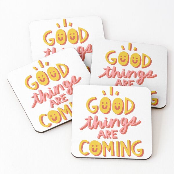 Item preview, Good Things are Coming - Inspirational and Motivational Quote designed and sold by greenoriginals.
