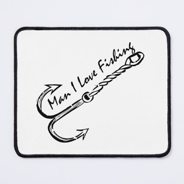 Item preview, MILF, Man I love fishing, with anchor in black designed and sold by Manoroma.