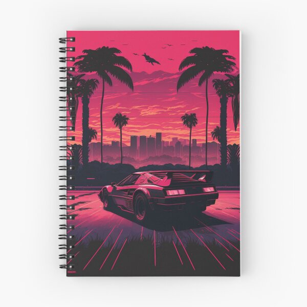 Item preview, Testarossa Synthwave Retro Car designed and sold by yaekus.