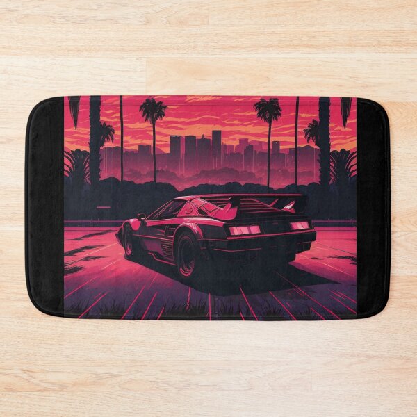 Item preview, Testarossa Synthwave Retro Car designed and sold by yaekus.