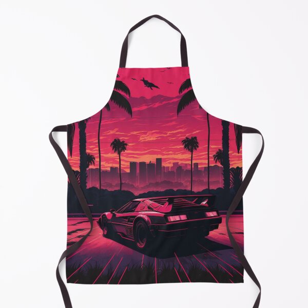 Item preview, Testarossa Synthwave Retro Car designed and sold by yaekus.