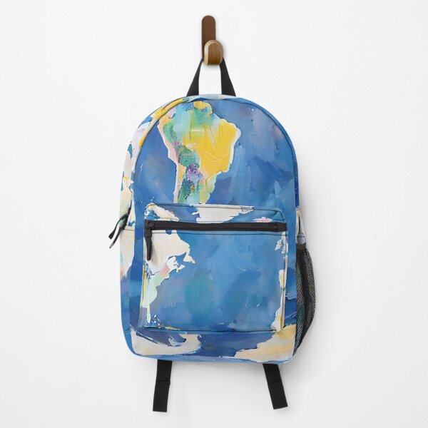 Item preview, Impressionistic painting of the world map designed and sold by ElLocoMus.