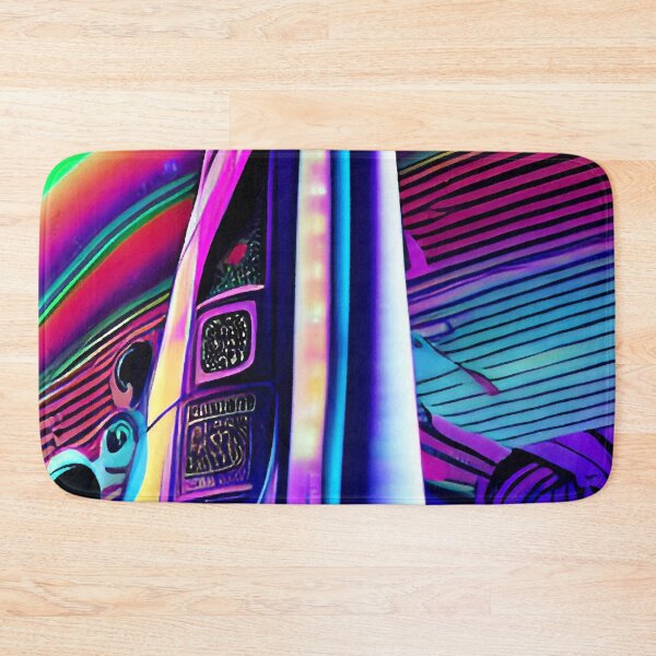 Item preview, Psychedelia Rainbow Spaceship designed and sold by fergyfilms.