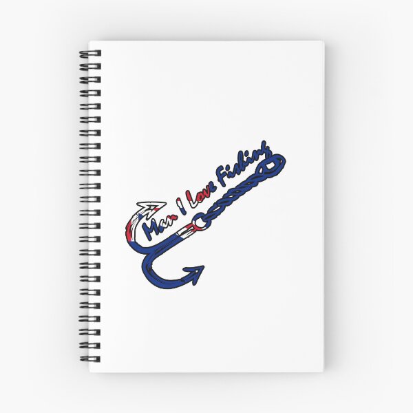 Item preview, MILF, Man I love fishing, with anchor in red and blue designed and sold by Manoroma.
