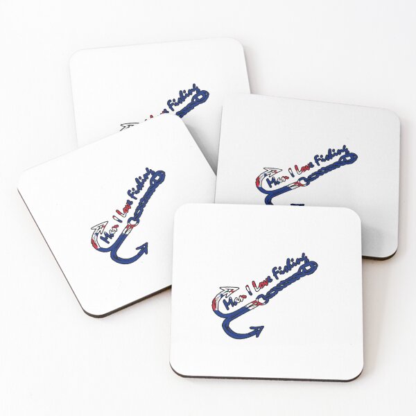 Item preview, MILF, Man I love fishing, with anchor in red and blue designed and sold by Manoroma.
