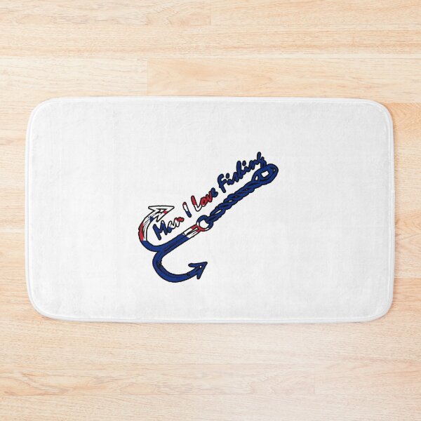 Item preview, MILF, Man I love fishing, with anchor in red and blue designed and sold by Manoroma.