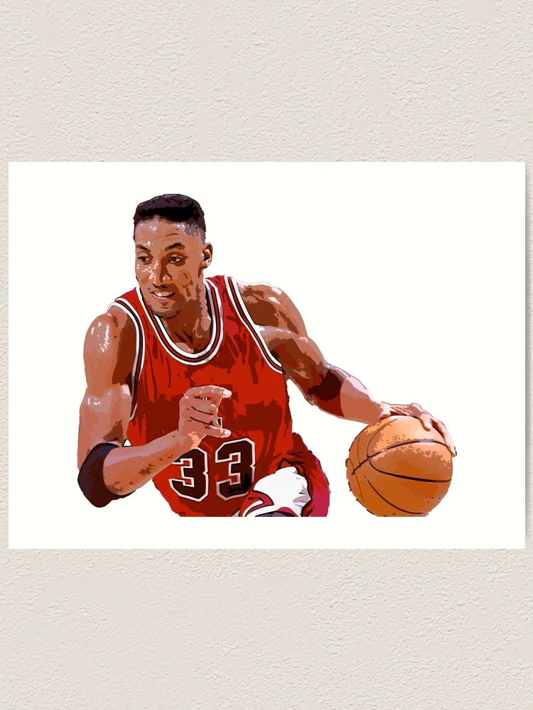 scottie pippen Art Print by raffrasta