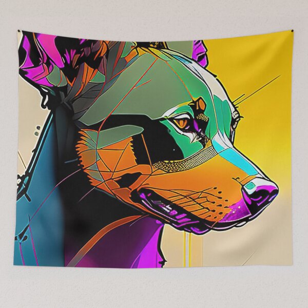 Item preview, Cyber Canine: A Futuristic Portrait of Man's Best Friend designed and sold by DavesDogShop.