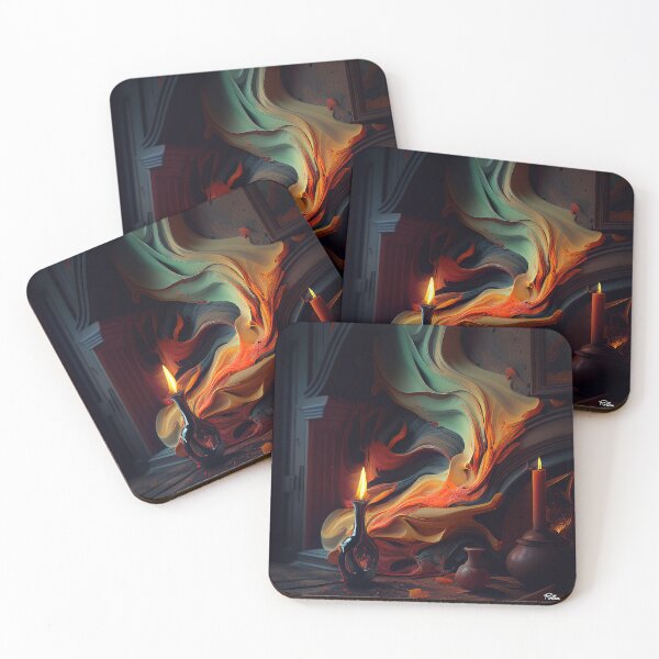 Item preview, FLICKERING FLAMES DANCE designed and sold by ArtbyRolleen.