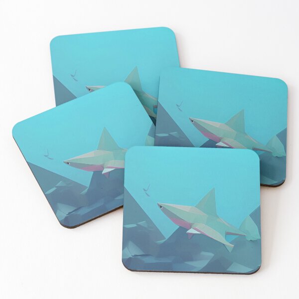 Item preview, Sharks swimming the Deep Blue designed and sold by fergyfilms.
