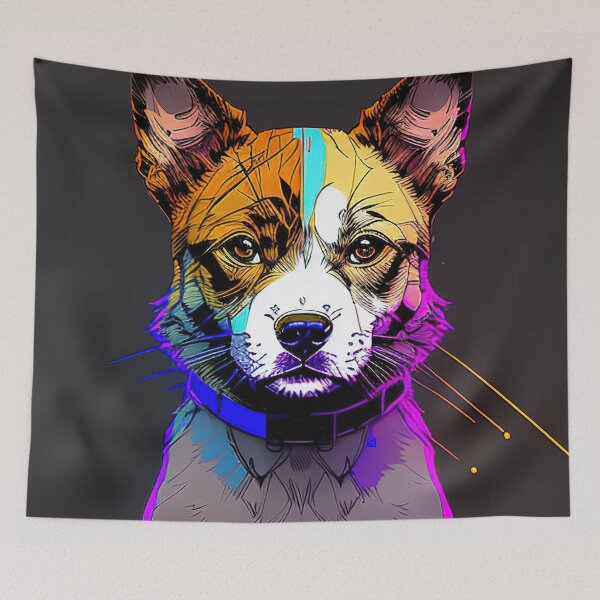 Item preview, Cyber Canine: A Futuristic Portrait of Man's Best Friend designed and sold by DavesDogShop.