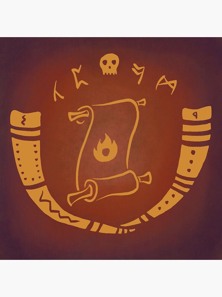 Thumbnail 3 of 3, Sticker, Saga Icon designed and sold by Grimchild.