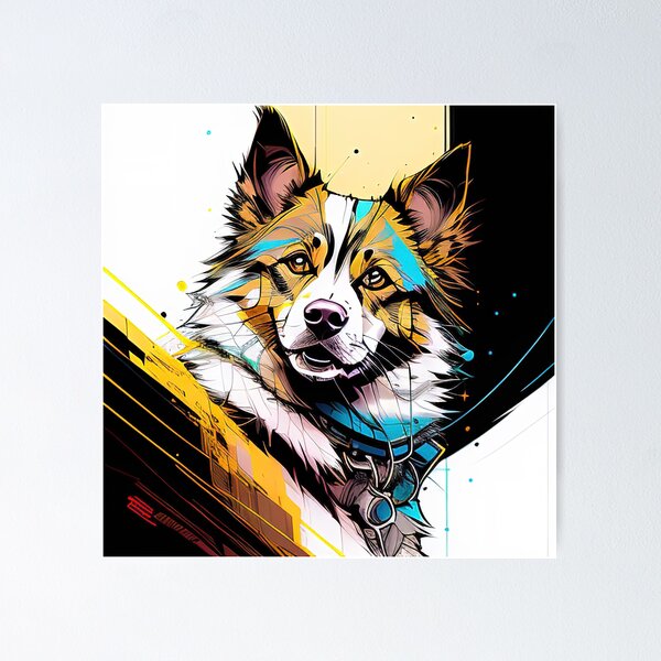 Item preview, Cyber Canine: A Futuristic Portrait of Man's Best Friend designed and sold by DavesDogShop.