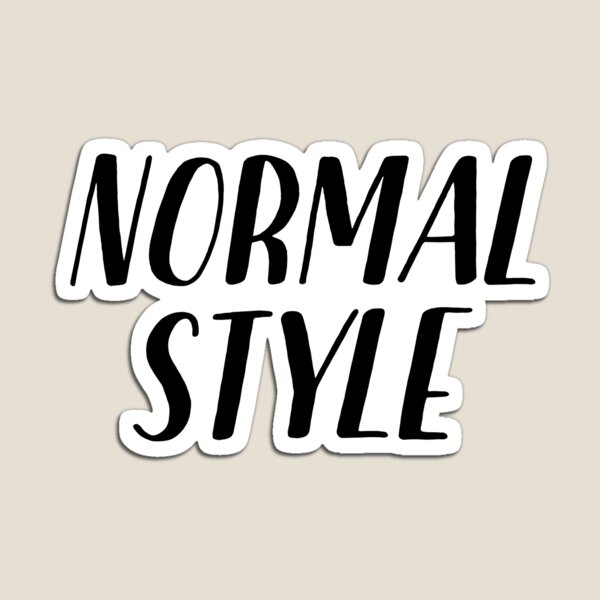 Item preview, Normal Style designed and sold by fixed-idea.