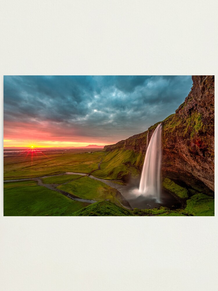 Alternate view of Selandjafoss, Iceland Photographic Print