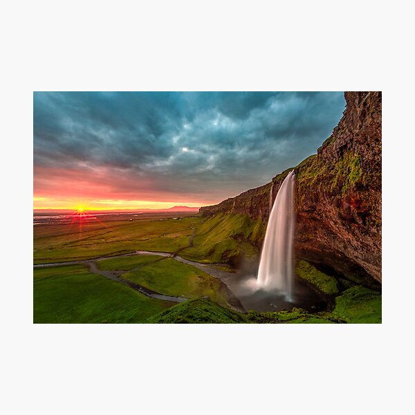 Selandjafoss, Iceland Photographic Print