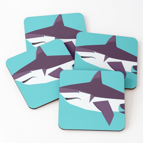 Item preview, Shark friend Swimming the Blue! designed and sold by fergyfilms.