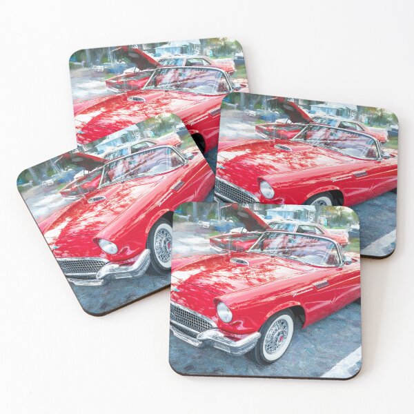 Item preview, 1957 Red Ford Thunderbird Convertible X136 designed and sold by RichFrancoCars.
