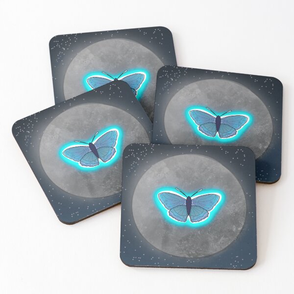Item preview, Full moon with Luna moth designed and sold by Lucych27.