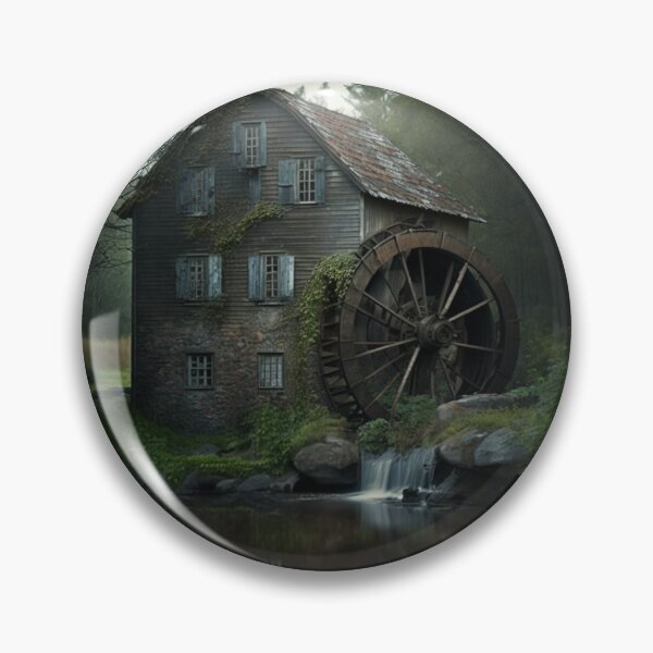 Item preview,     The mill water wheel gone by.  designed and sold by murielsfaith.