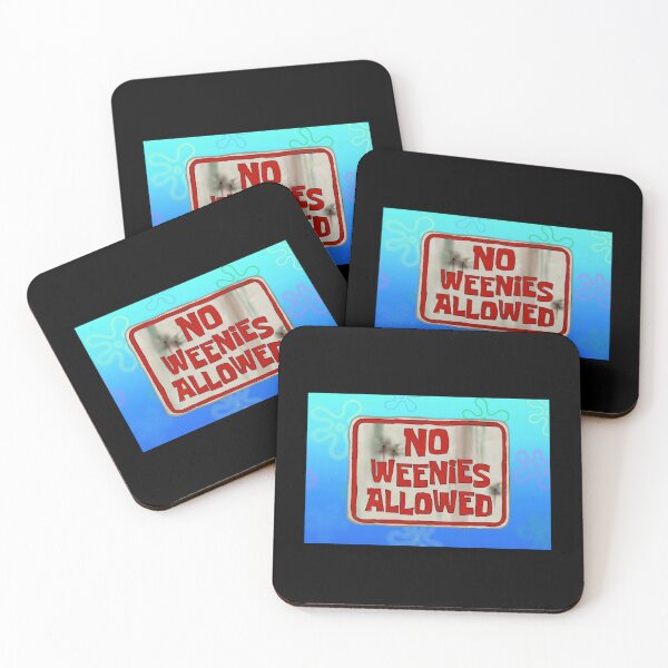 Item preview, No Weenies Allowed, Spongebob V2 designed and sold by zakariadesigner.