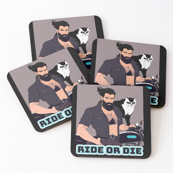 Item preview, Ride or Die Cat Dad designed and sold by Tanis-Tweedale.