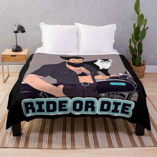 Item preview, Ride or Die Cat Dad designed and sold by Tanis-Tweedale.