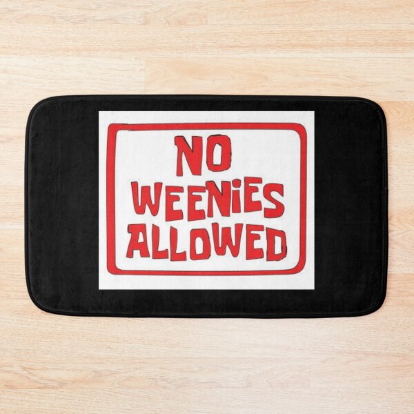 Item preview, No Weenies Allowed, Spongebob V3 designed and sold by zakariadesigner.