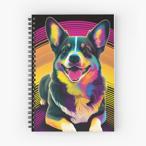 Artikelvorschau, Retro Welsch Corgi-Malerei entworfen und verkauft von AILaboratory21.