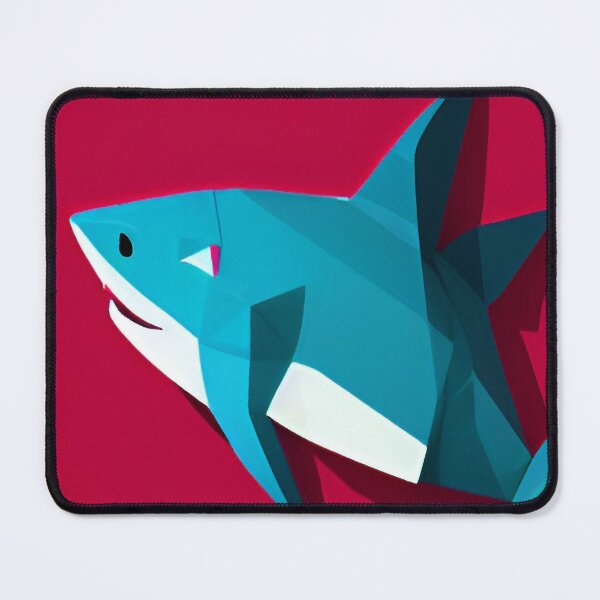 Item preview, Cartoon Shark Friend in Red designed and sold by fergyfilms.
