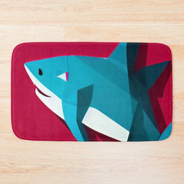 Item preview, Cartoon Shark Friend in Red designed and sold by fergyfilms.