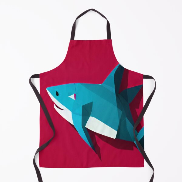 Item preview, Cartoon Shark Friend in Red designed and sold by fergyfilms.