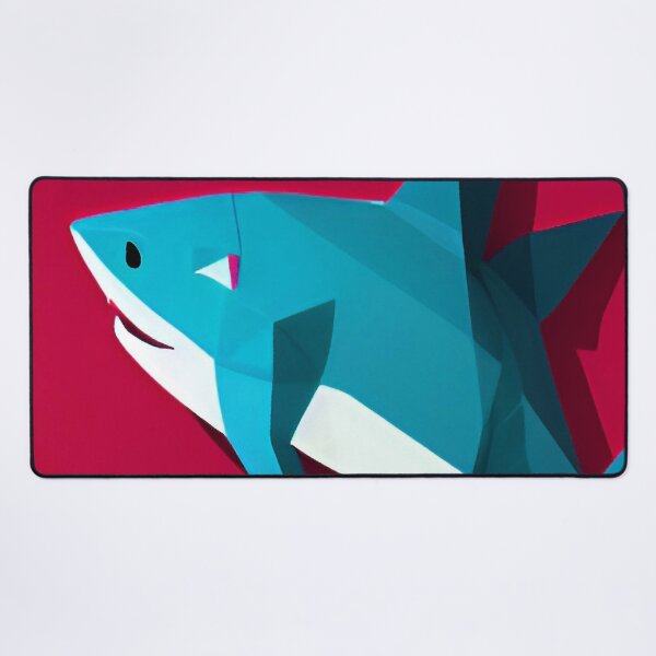 Item preview, Cartoon Shark Friend in Red designed and sold by fergyfilms.