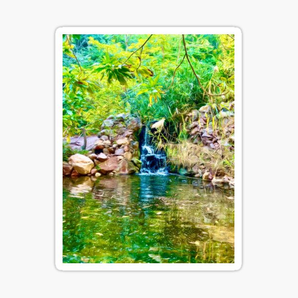 The Vibrant Waterfall Sticker