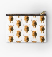 Shaggy Highland Cow Studio Pouch