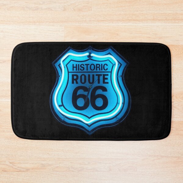 Item preview, Historic Route 66 Blue Neon Sign  designed and sold by ChristinasMess.
