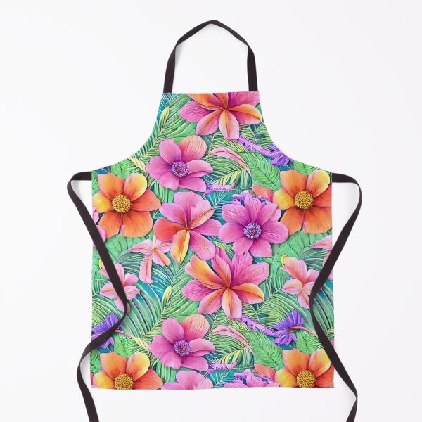 Item preview, Vibrant Tropical Flowers and Leaves designed and sold by BleuSky.