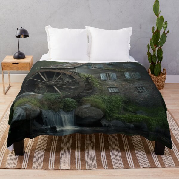 Item preview,     The mill water wheel gone by.  designed and sold by murielsfaith.