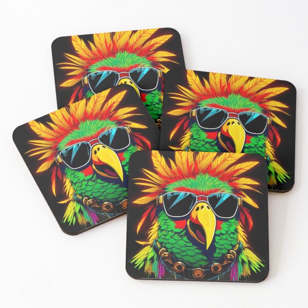 Item preview, Cool Parrot with Sunglasses designed and sold by generated-c.