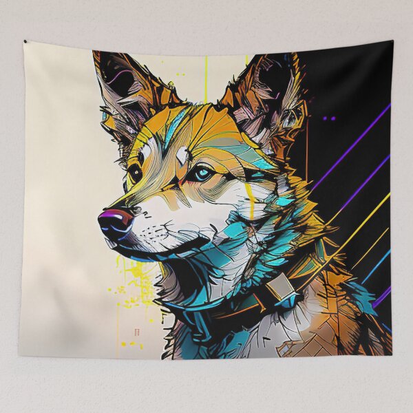 Item preview, Cyber Canine: A Futuristic Portrait of Man's Best Friend designed and sold by DavesDogShop.