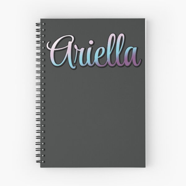 Item preview, Pretty Script Ariella Name in Cool Colors designed and sold by AloraDawnEve.