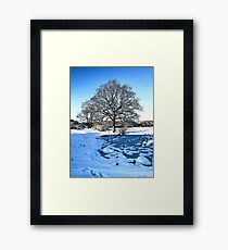 Snow Scene Framed Print