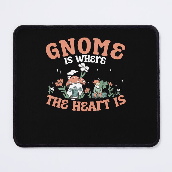 Item preview, Gnome Gardening Gnome Is Where The Heart Is Garden Dwarf designed and sold by StrongShirts.