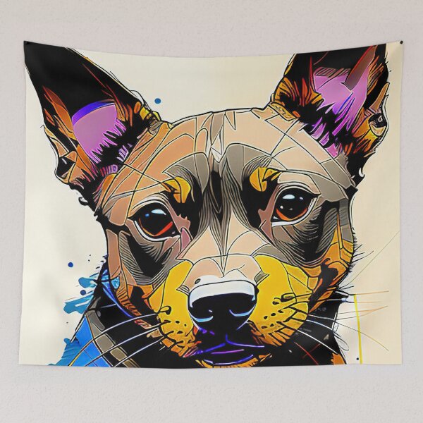 Item preview, Cyber Canine: A Futuristic Portrait of Man's Best Friend designed and sold by DavesDogShop.