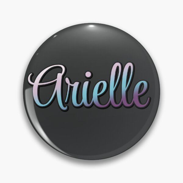 Item preview, Pretty Script Arielle Name in Cool Colors designed and sold by AloraDawnEve.