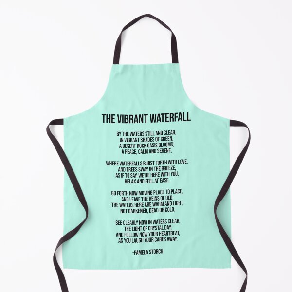 Item preview, The Vibrant Waterfall Poem designed and sold by Pamela Storch.