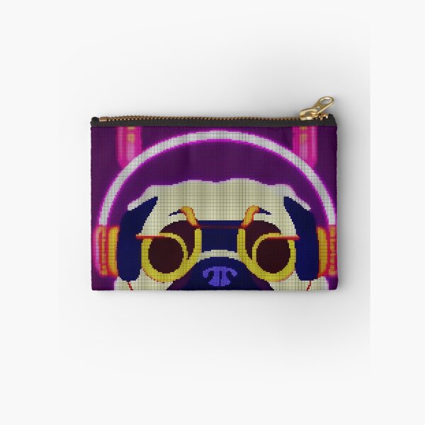 Item preview,  Neon Colorful Abstract Pug 8-bit Pixel Art designed and sold by PixelDripped.