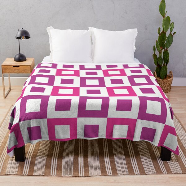 Item preview, Easter Spring Summer Modern Square Purple Pinks Seamless Pattern designed and sold by MoePark.